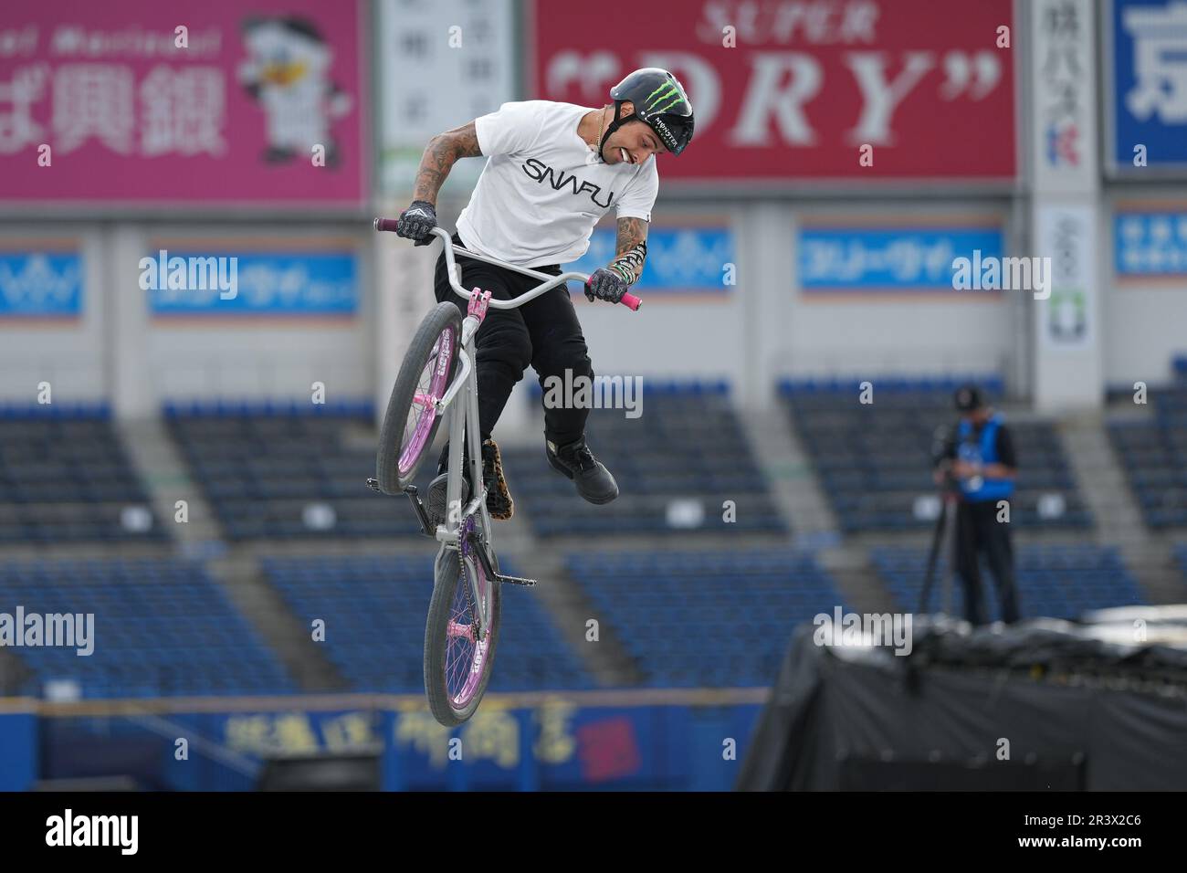 Daniel Sandoval (USA), MAY 12, 2023 Skateboarding X Games Chiba 2023 BMX Park Elimination at