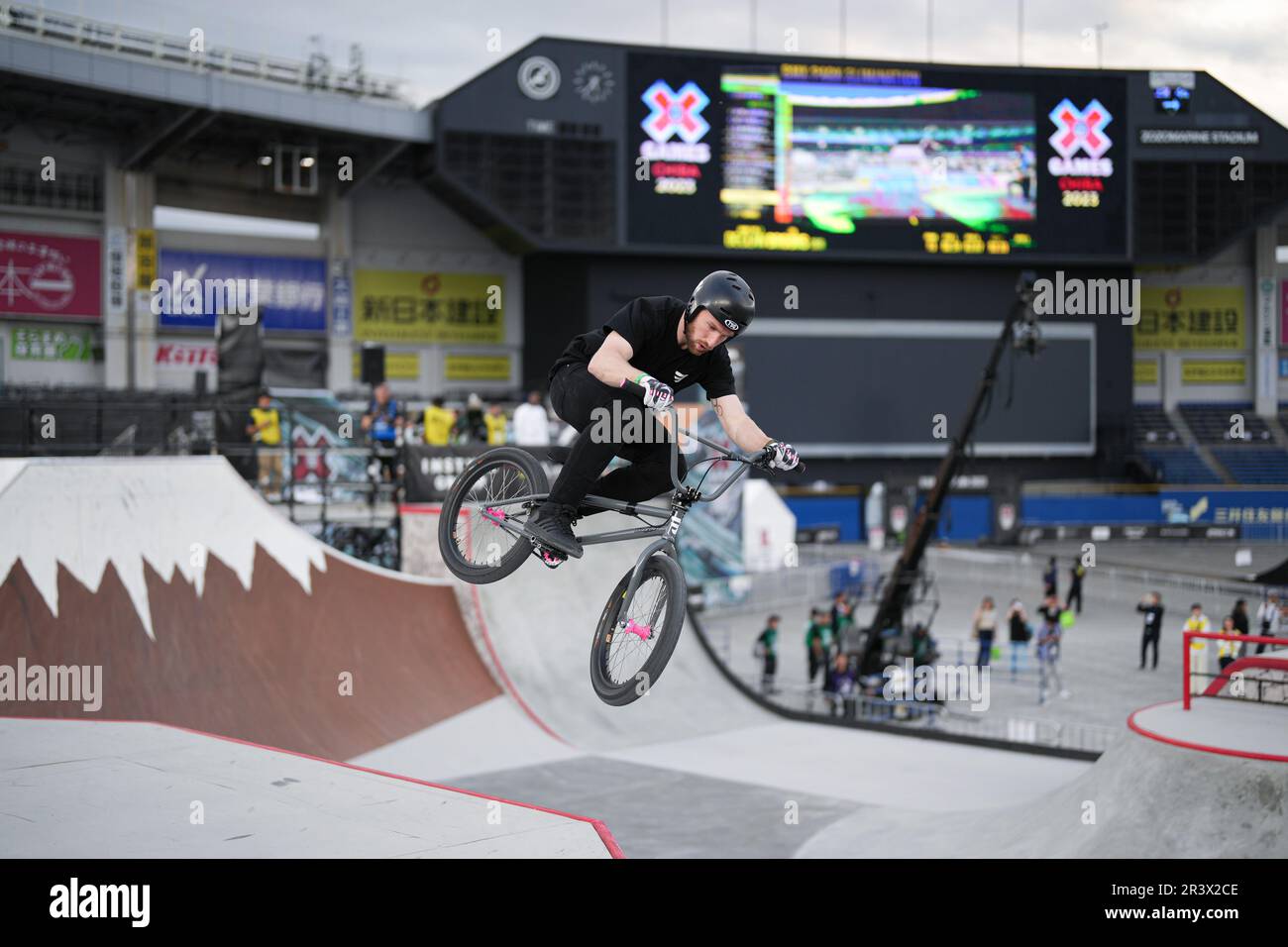 Declan Brooks (GBR), MAY 12, 2023 Skateboarding X Games Chiba 2023 BMX Park Elimination at