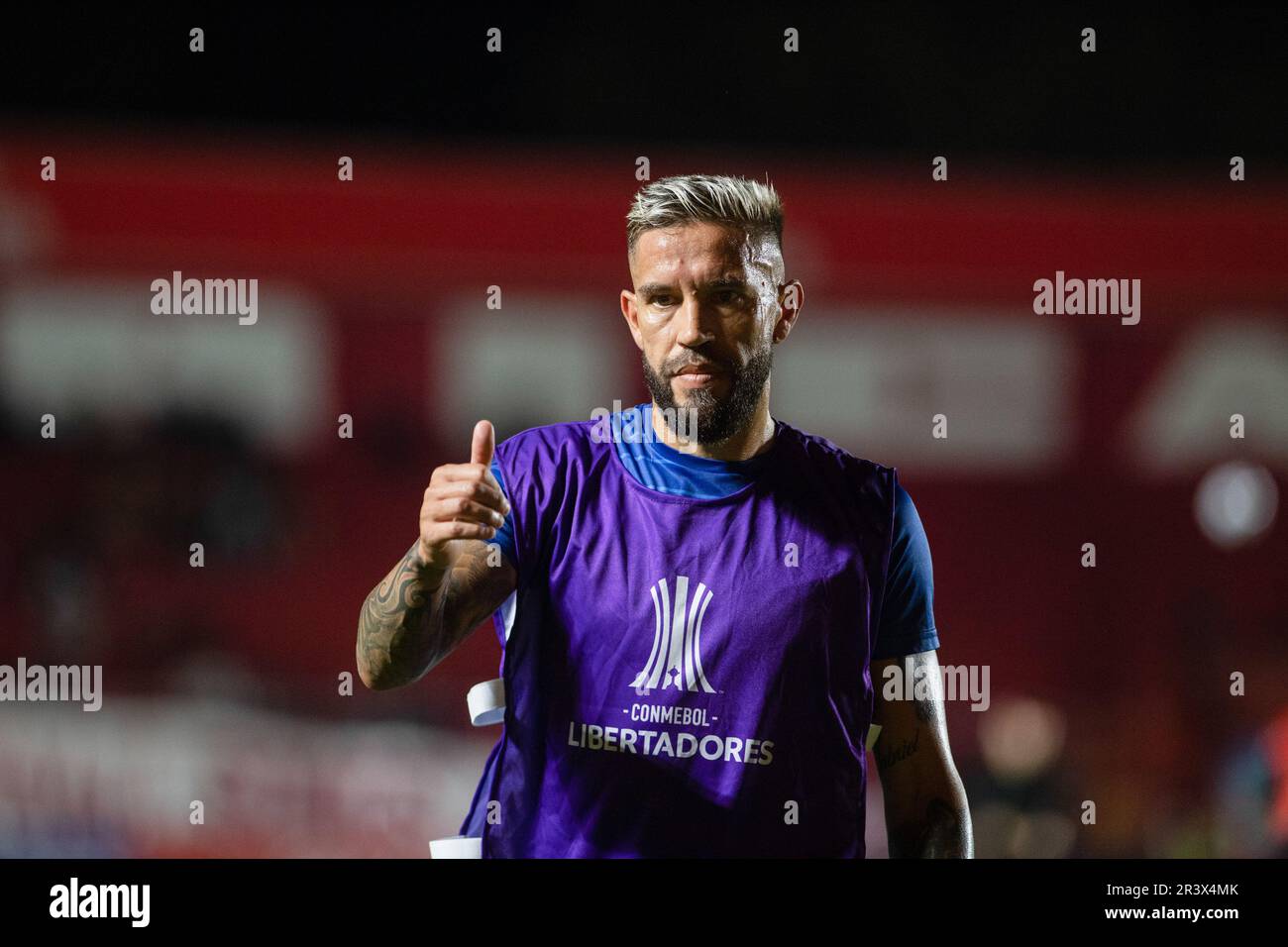 Buenos Aires, Argentina. 24th May, 2023. Miguel Torren of Argentinos Juniors looks on during the Copa CONMEBOL Libertadores 2023 group E match between Argentinos Juniors and Corinthians at Diego Maradona Stadium. Final score; Argentinos Juniors 0:0 Corinthians Credit: SOPA Images Limited/Alamy Live News Stock Photo