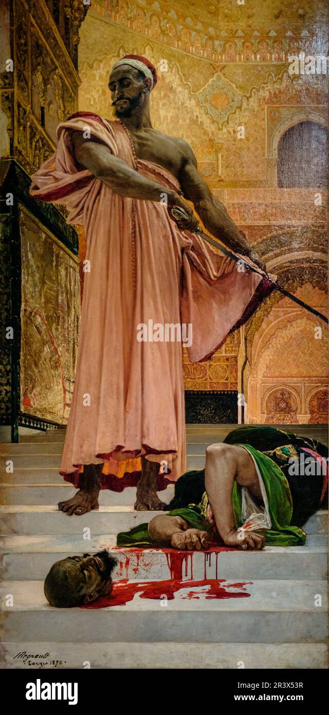 Henri Regnault, Exécution sans jugement sous les rois maures de Grenade ...