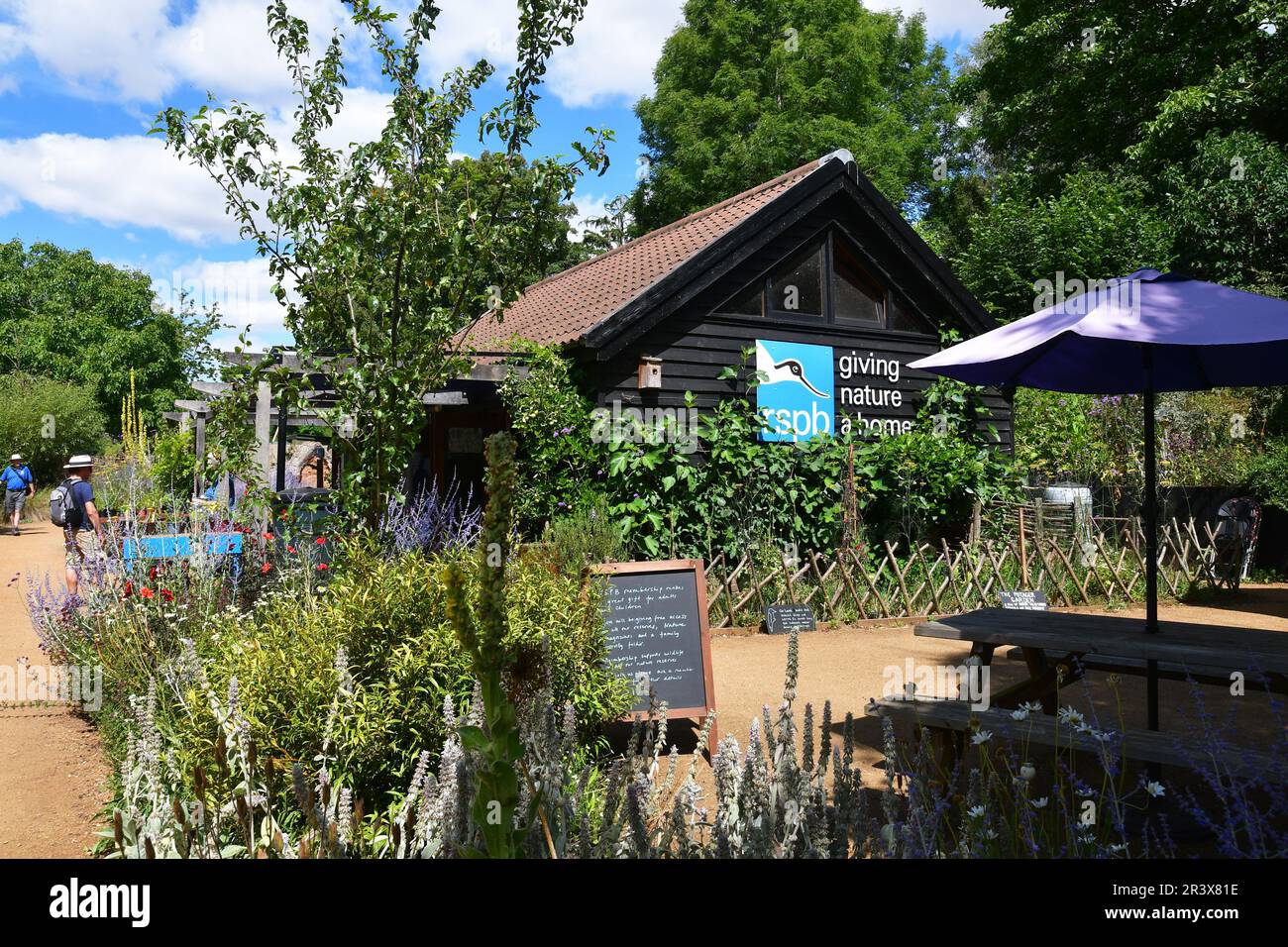 Visitor centre at the RSPB Garden Flatford, Suffolk, UK Stock Photo Alamy
