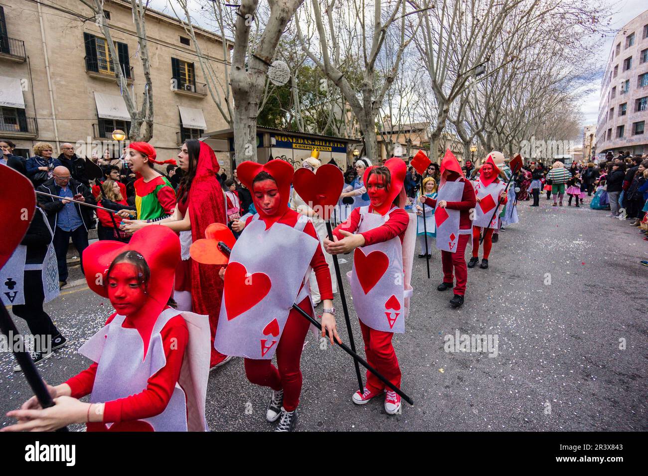 Sa Rua, carnaval de Palma, Palma de Mallorca , Mallorca, Balearic islands, spain. Stock Photo