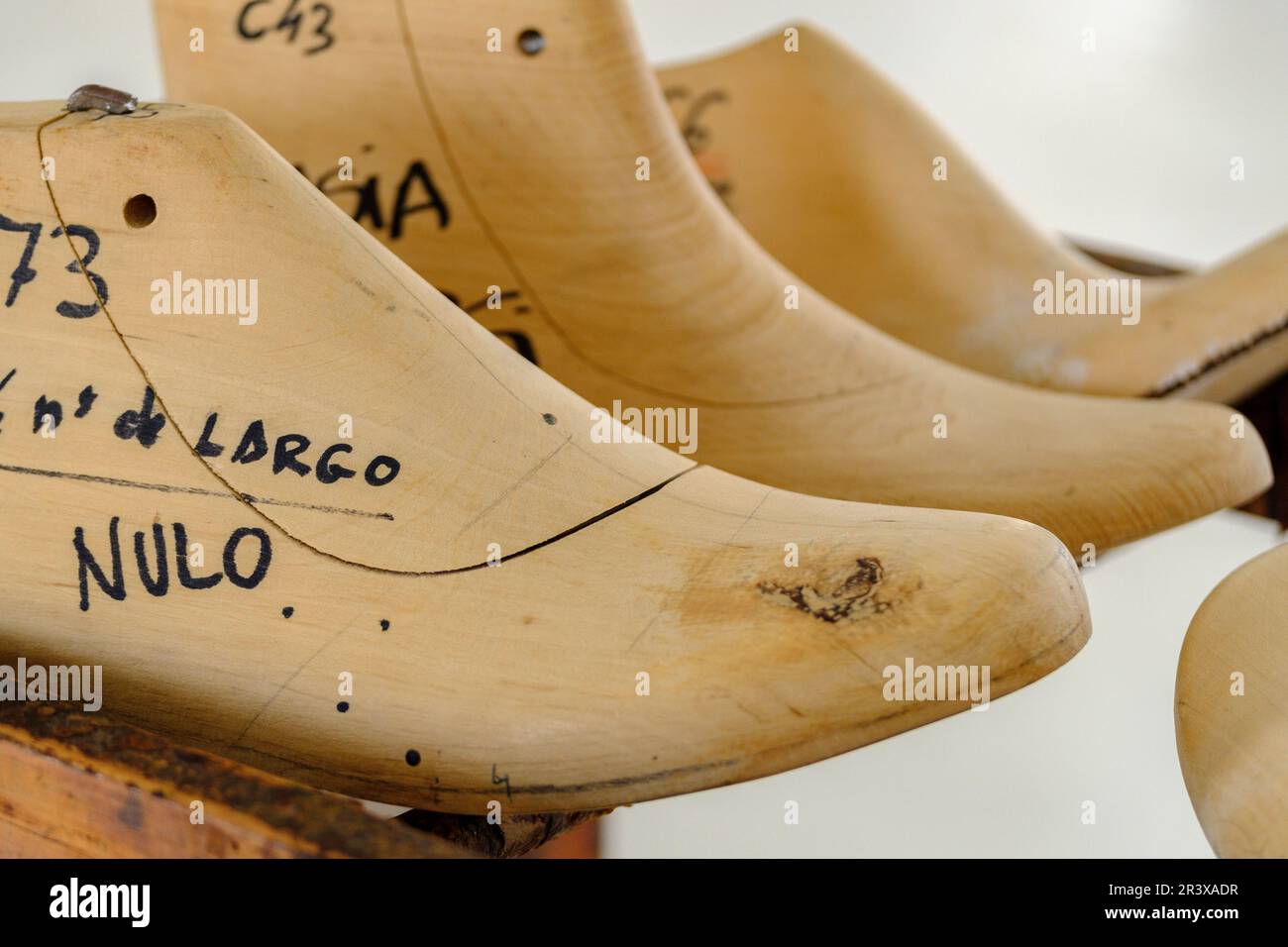 horma de zapato, Museo del Calzado y de la Piel , Inca ,Mallorca, balearic islands, spain, europe. Stock Photo