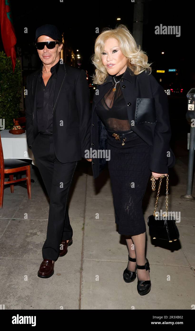 Los Angeles, Ca. 24th May, 2023. Jocelyn Wildenstein, Lloyd Klein at
