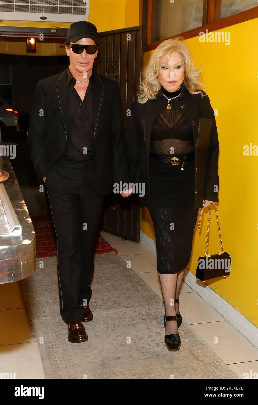 Los Angeles, Ca. 24th May, 2023. Jocelyn Wildenstein, Lloyd Klein at