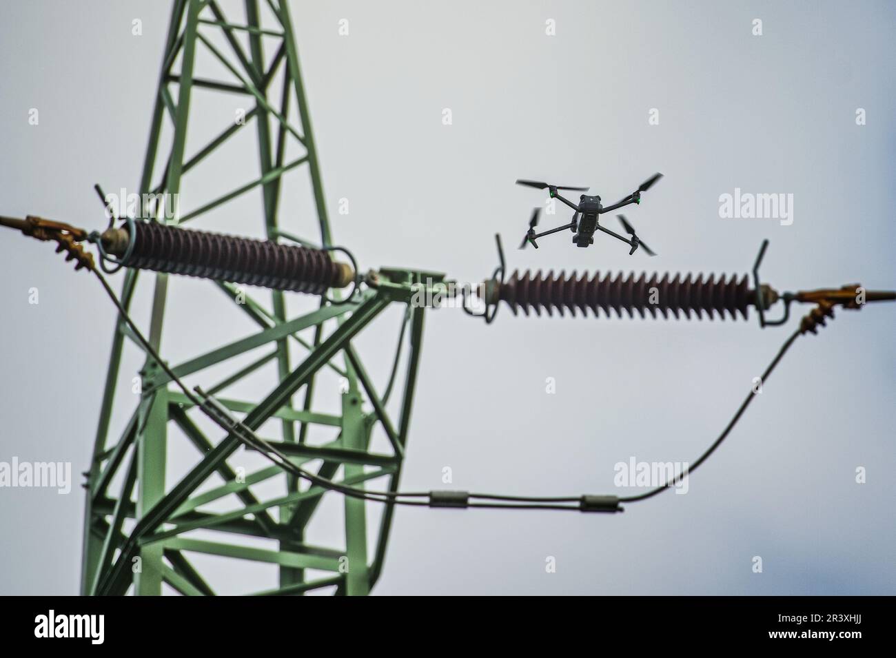 Utechov, Czech Republic. 25th May, 2023. Senior High Voltage Technician