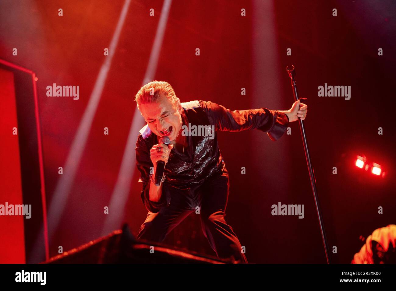 Depeche Mode performing live in Amsterdam on 16 May 2023, opening their European  Tour Stock Photo - Alamy