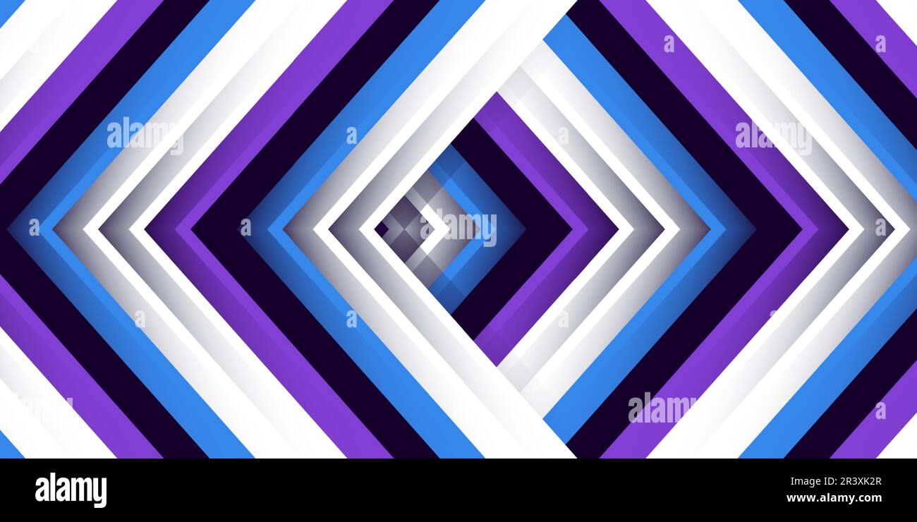 Colored geometric 3D abstract background with arrows. Vector illustration Stock Vector