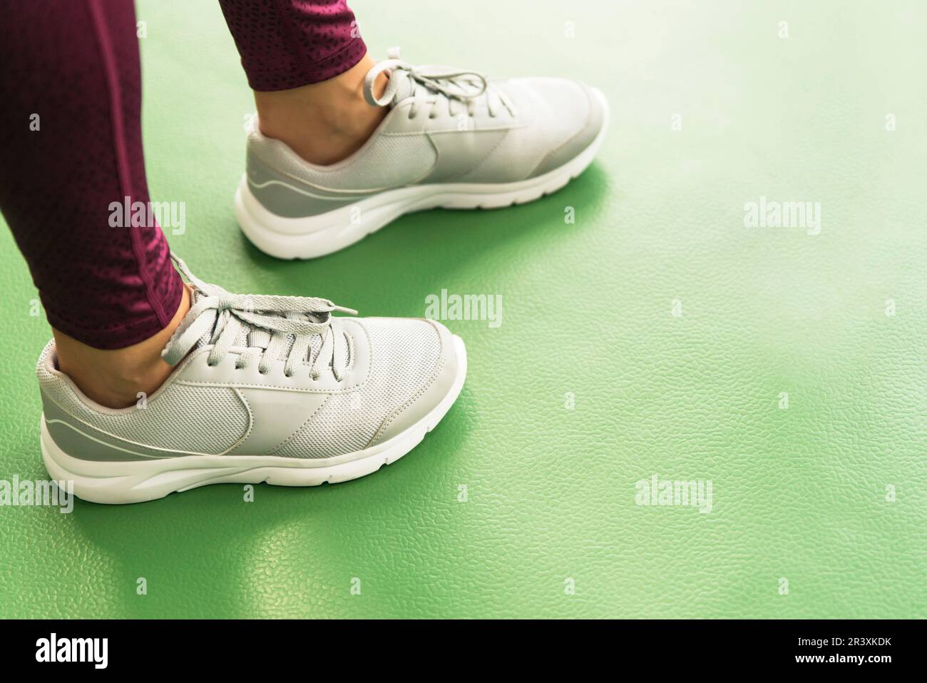 Close-up Fit Legs in Sportswear on a Blurred Background. Girls in Sneakers.  Runner Concept. Stock Photo - Image of action, legs: 101611970