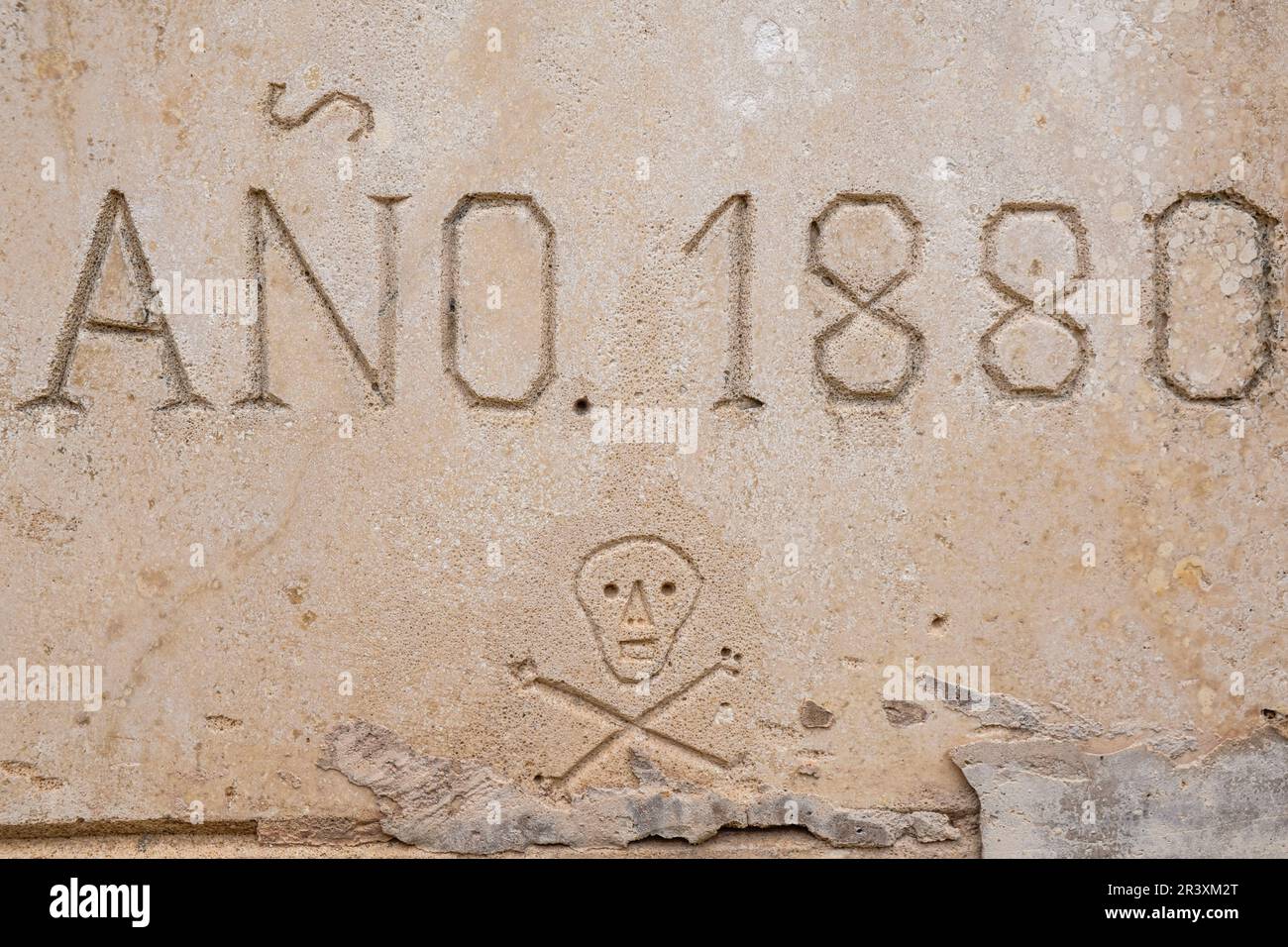 Detail of the tomb of Juan Bibiloni and Oliver Stock Photo Alamy