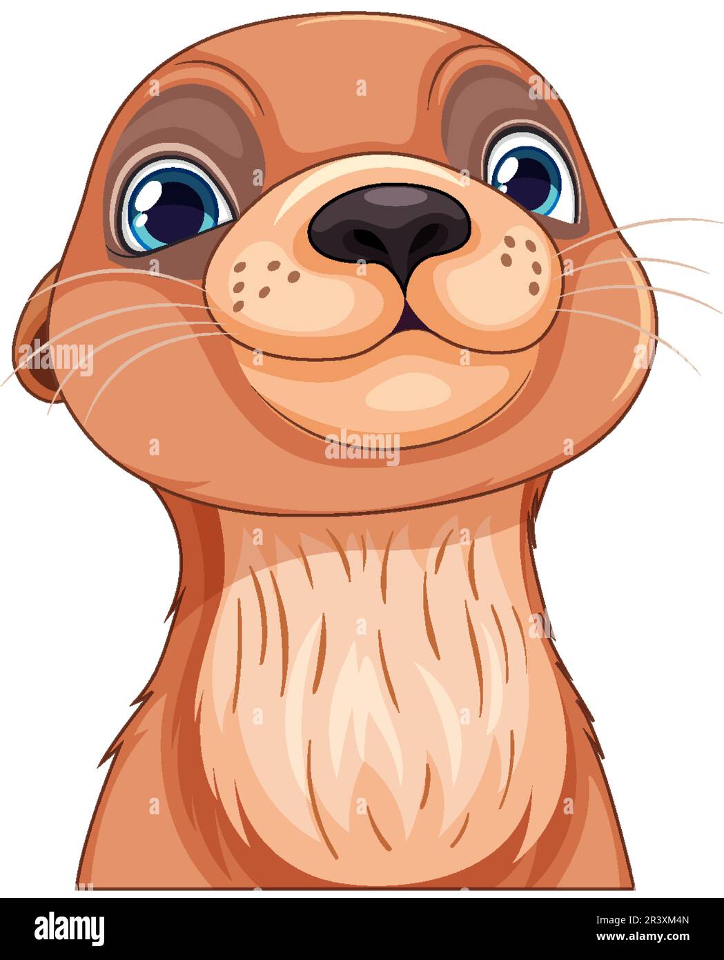 Cute Sea Otter Cartoon