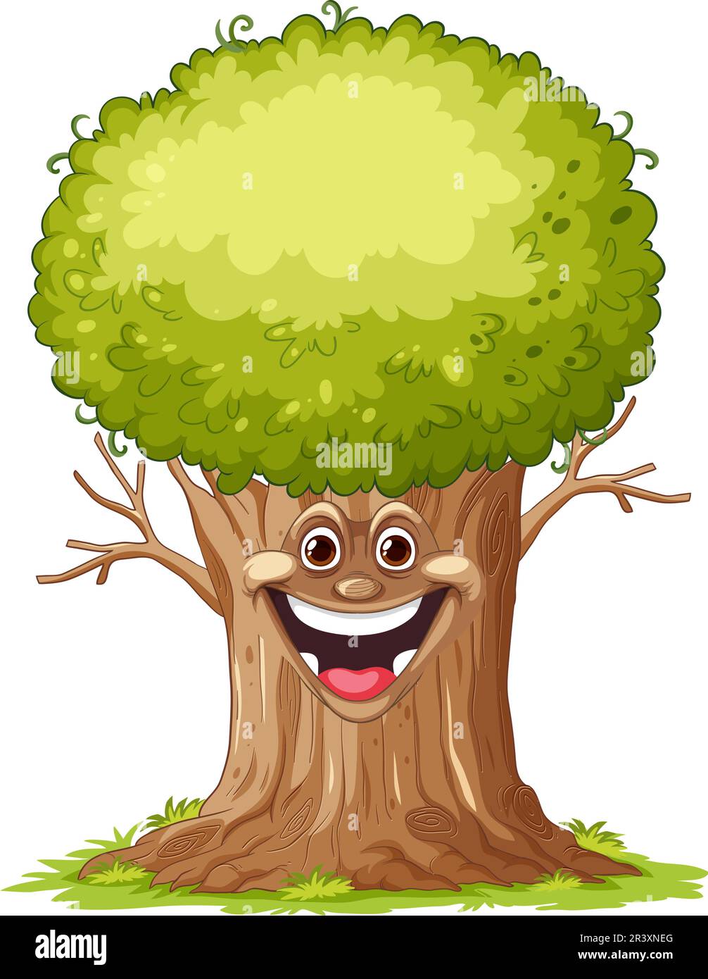 animated tree with face