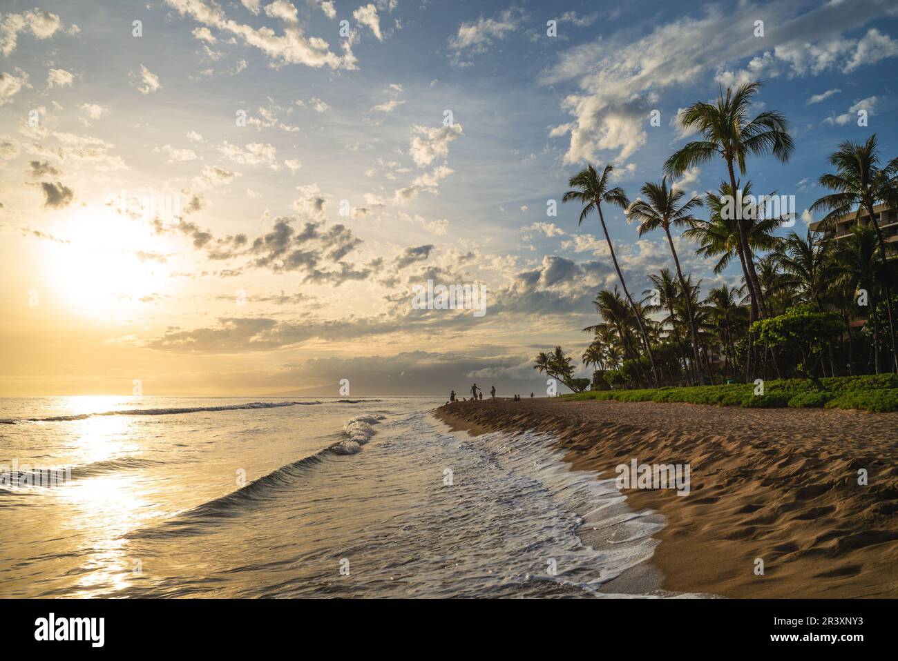 Kaanapali sunset maui hawaii hi-res stock photography and images - Alamy