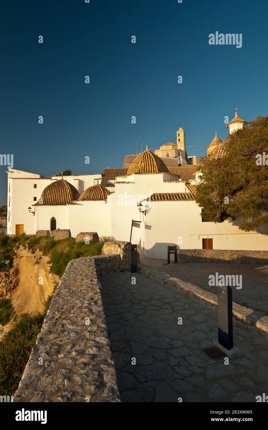 Convento de los Dominicos, siglo XVI-XVII. Dalt Vila.Ibiza.Balearic islands.Spain. Stock Photo