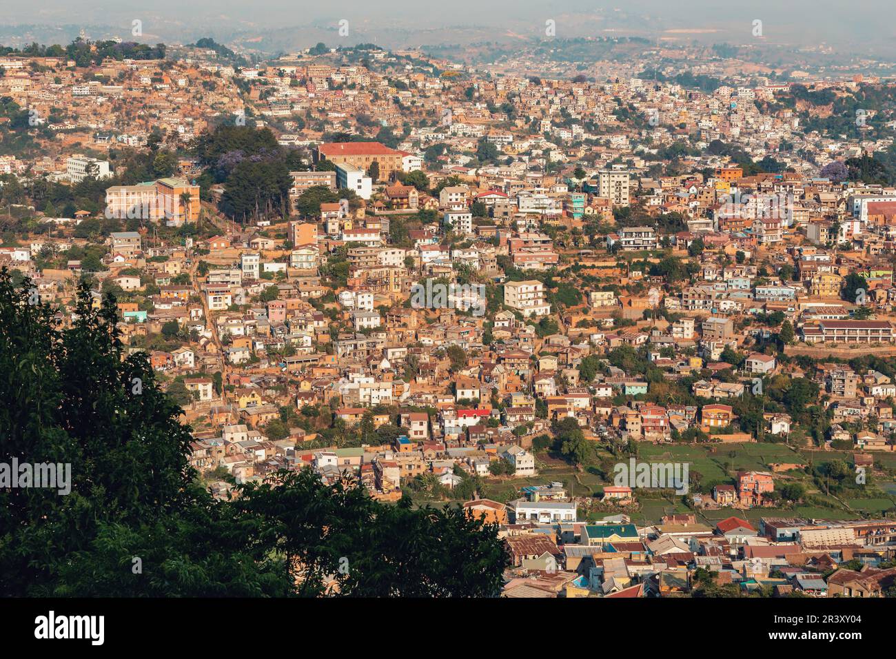 Madagascar Cities Rural Antananarivo, capital and largest city in Madagascar Stock Photo - Alamy