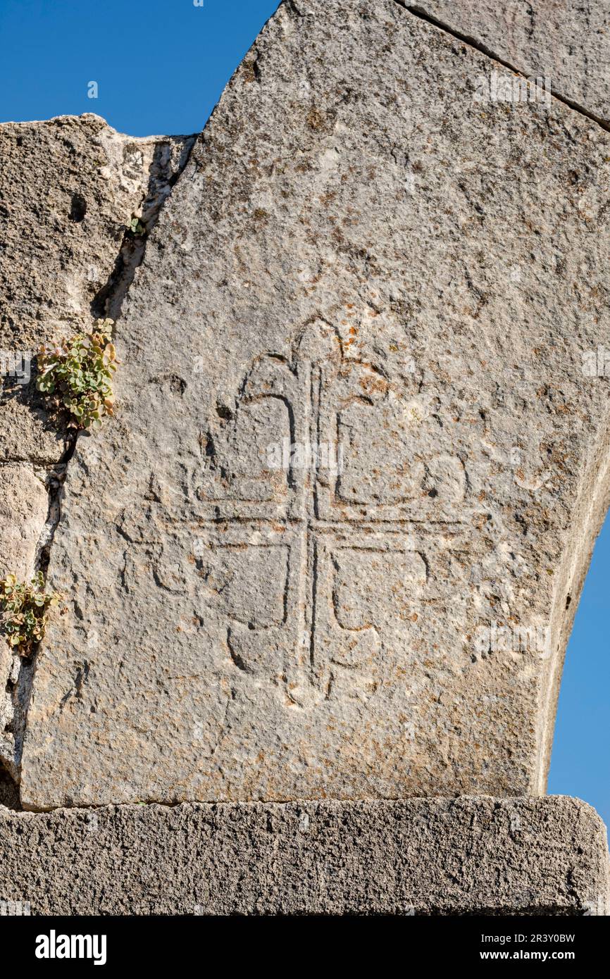 Cross in a bow Stock Photo - Alamy