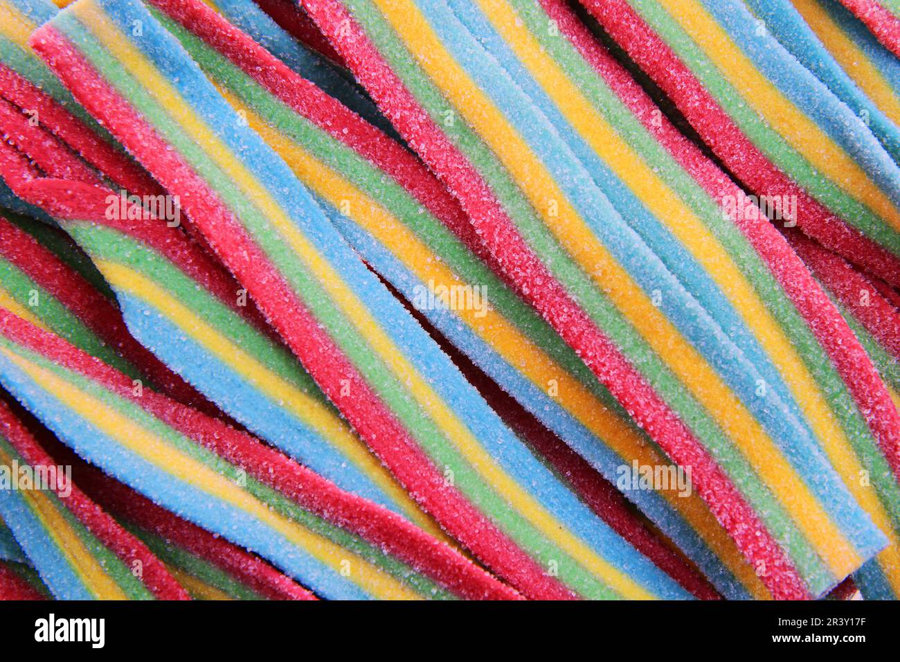 color candy strings texture as very nice food background Stock Photo ...