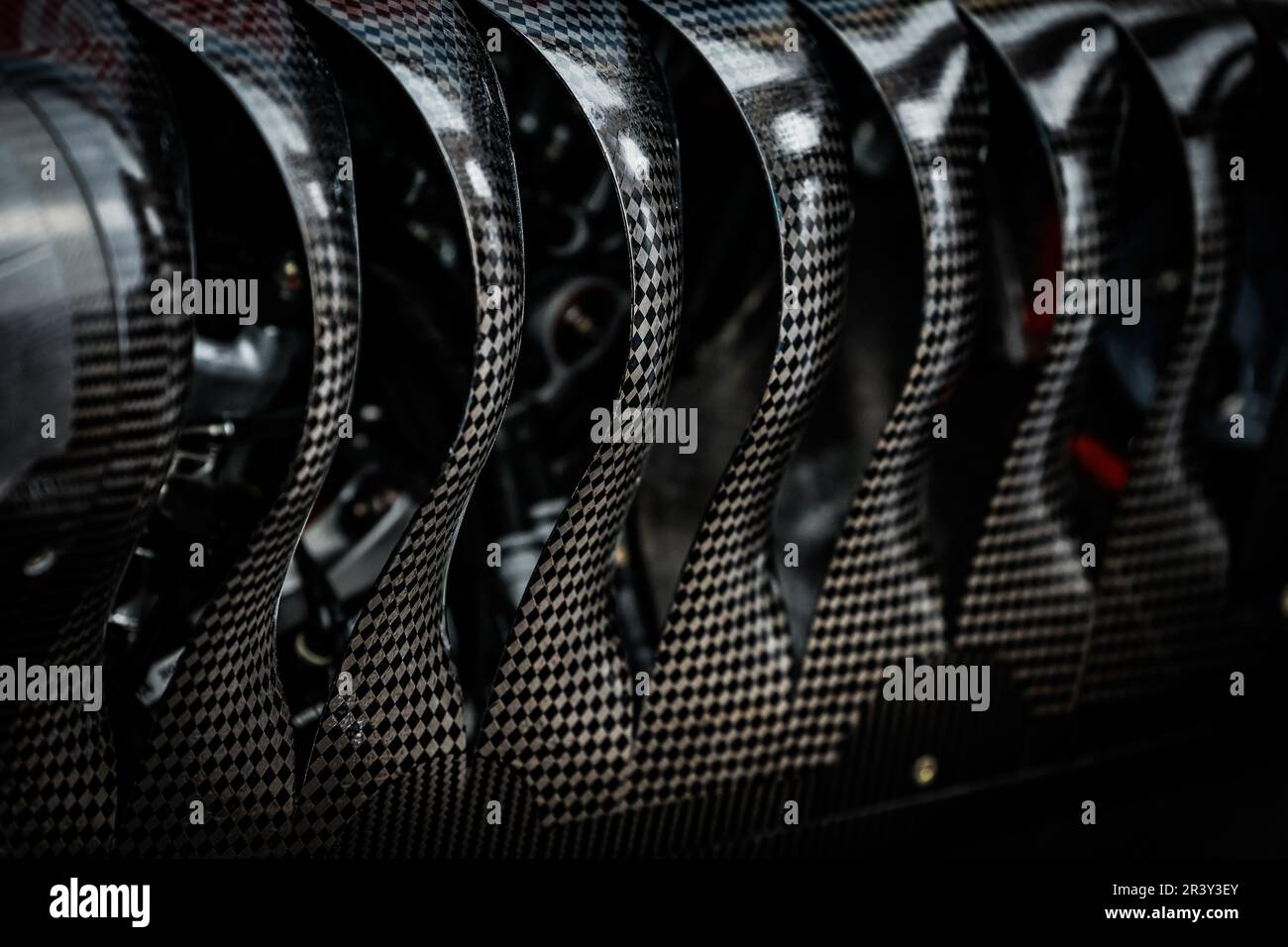 Monaco, Monaco. 25th May, 2023. Alpine F1 Team A523, mechanical detail ...