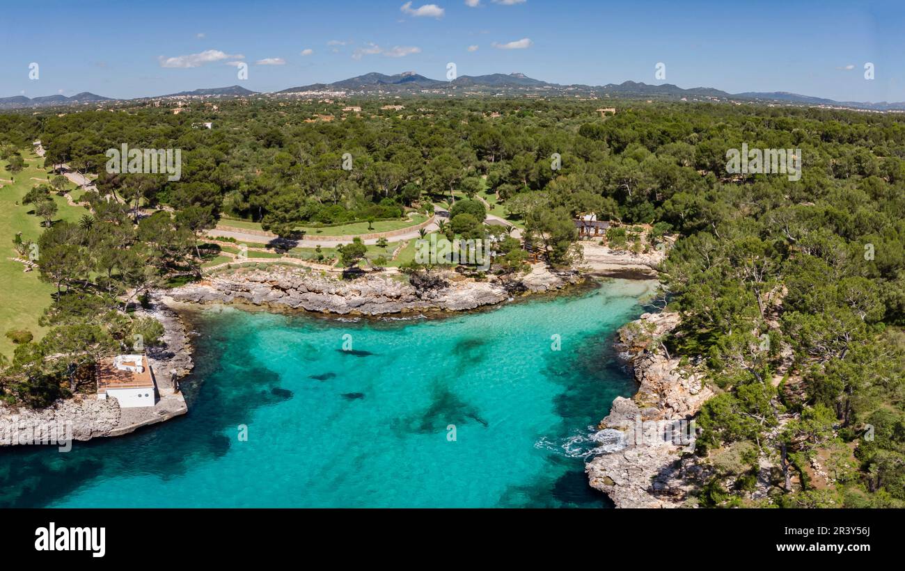 Cala Sa Mitjana Stock Photo Alamy