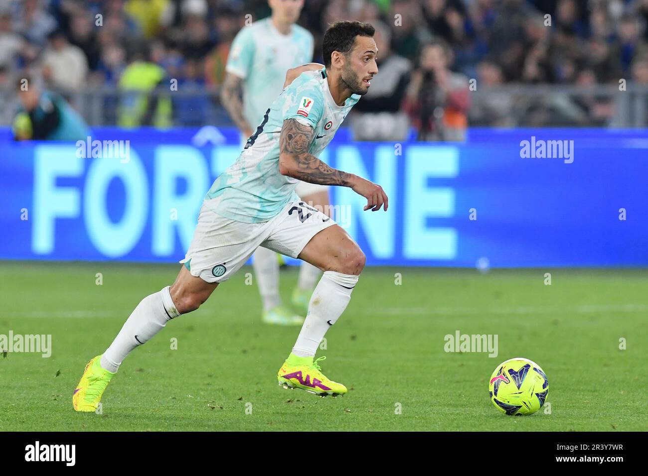 Rome, Lazio. 24th May, 2023. Hakan Calhanoglu of Inter during Italian