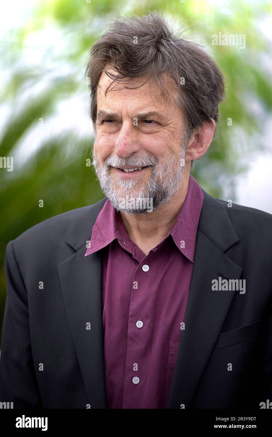 Cannes, France. 25th May, 2023. CANNES, FRANCE - MAY 25: Nanni Moretti attend the 'Il Sol Dell'avvenire (A Brighter Tomorrow)' photocall at the 76th annual Cannes film festival at Palais des Festivals on May 25, 2023 in Cannes, France. Credit: dpa/Alamy Live News Stock Photo