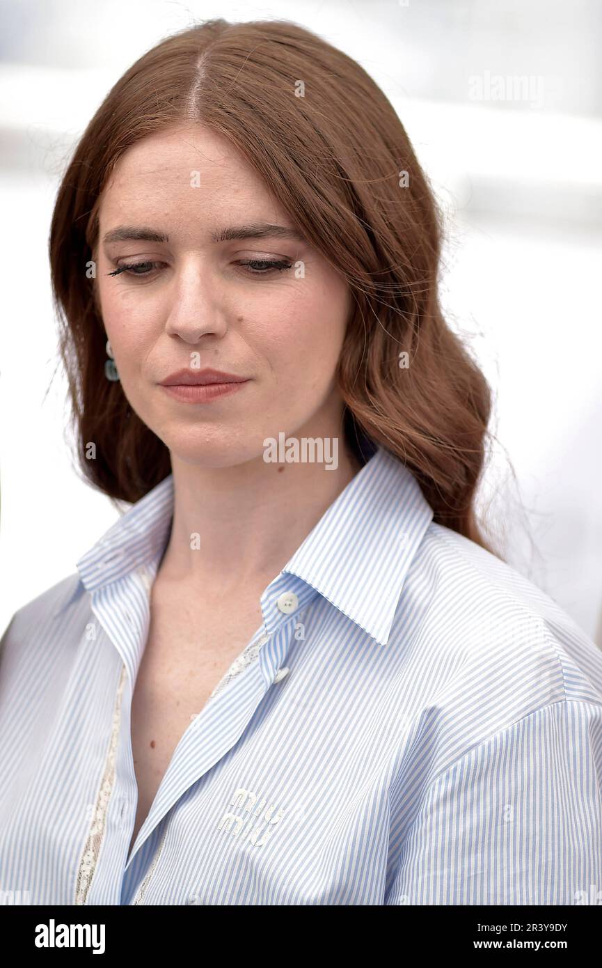 Cannes, France. 25th May, 2023. CANNES, FRANCE - MAY 25: Valentina Romani attend the 'Il Sol Dell'avvenire (A Brighter Tomorrow)' photocall at the 76th annual Cannes film festival at Palais des Festivals on May 25, 2023 in Cannes, France. Credit: dpa/Alamy Live News Stock Photo