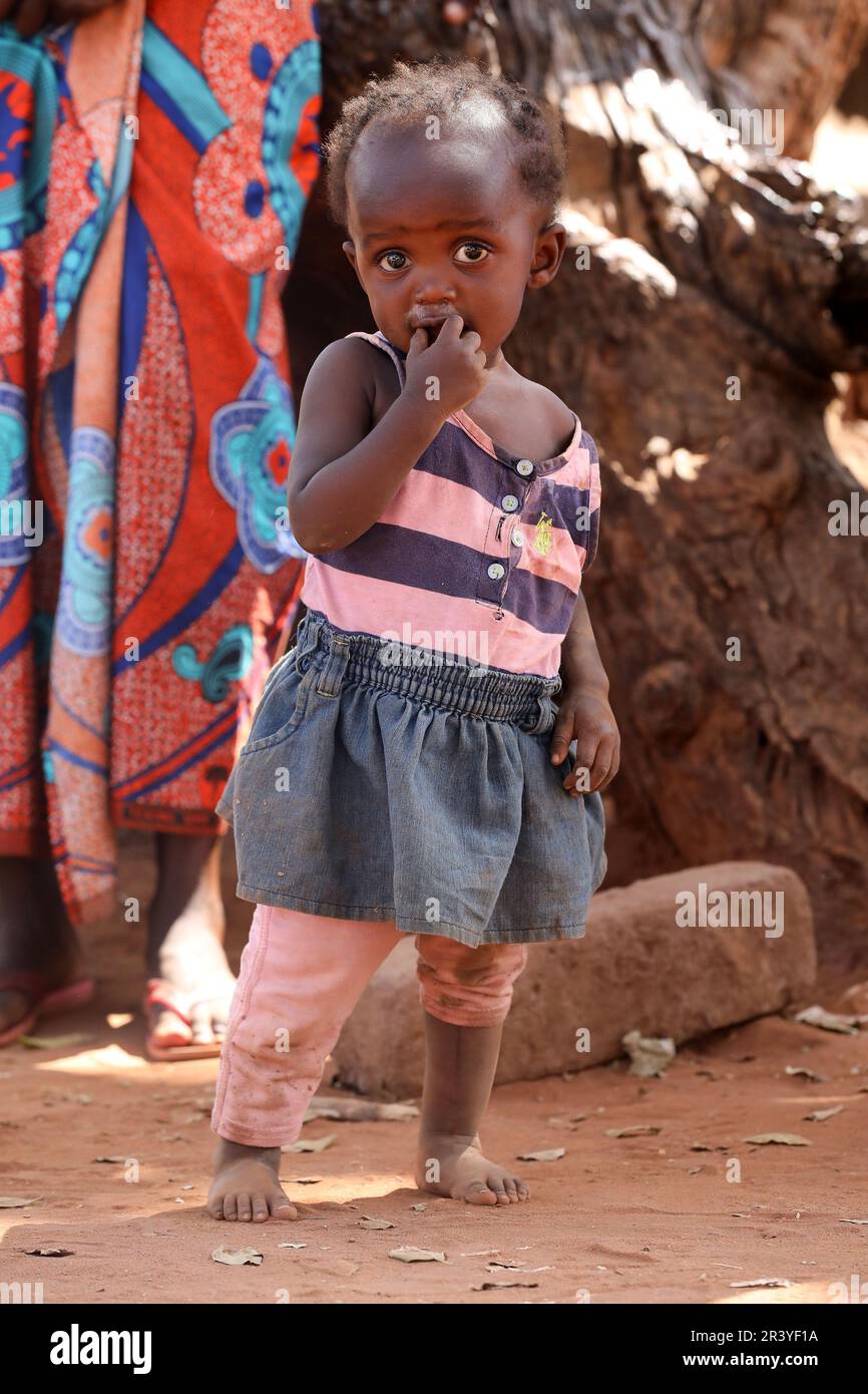 Children gathered to celebrate International Africa Day in Lusaka