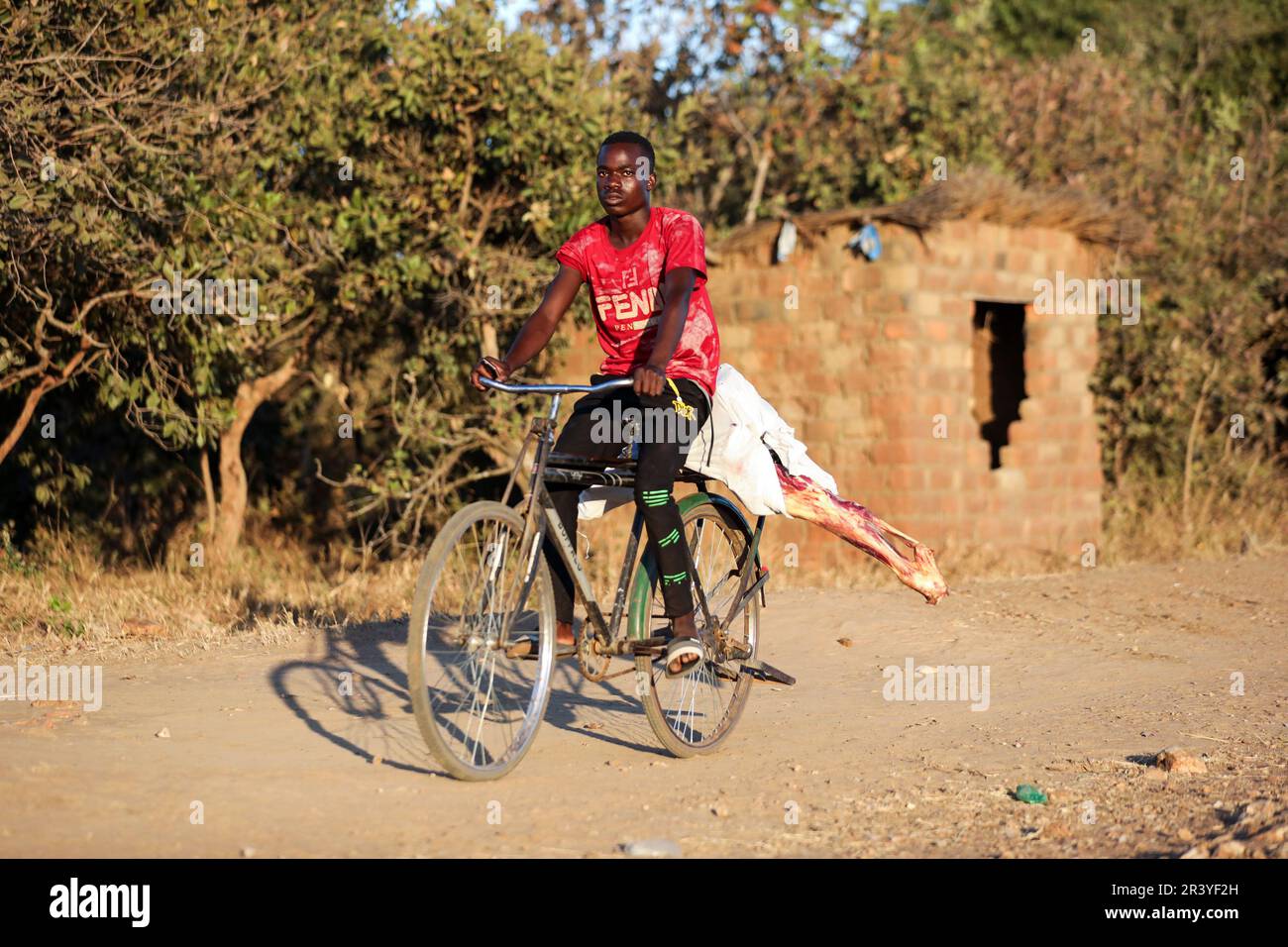 Children gathered to celebrate International Africa Day in Lusaka