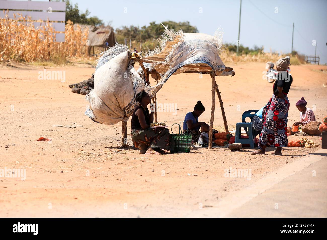 Children gathered to celebrate International Africa Day in Lusaka