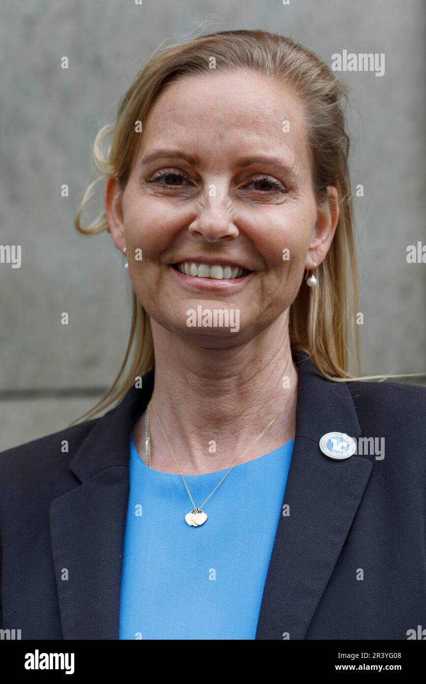 Jessica Jntgen (board Member Volksbank Dsseldorf Neuss EG Stock Photo