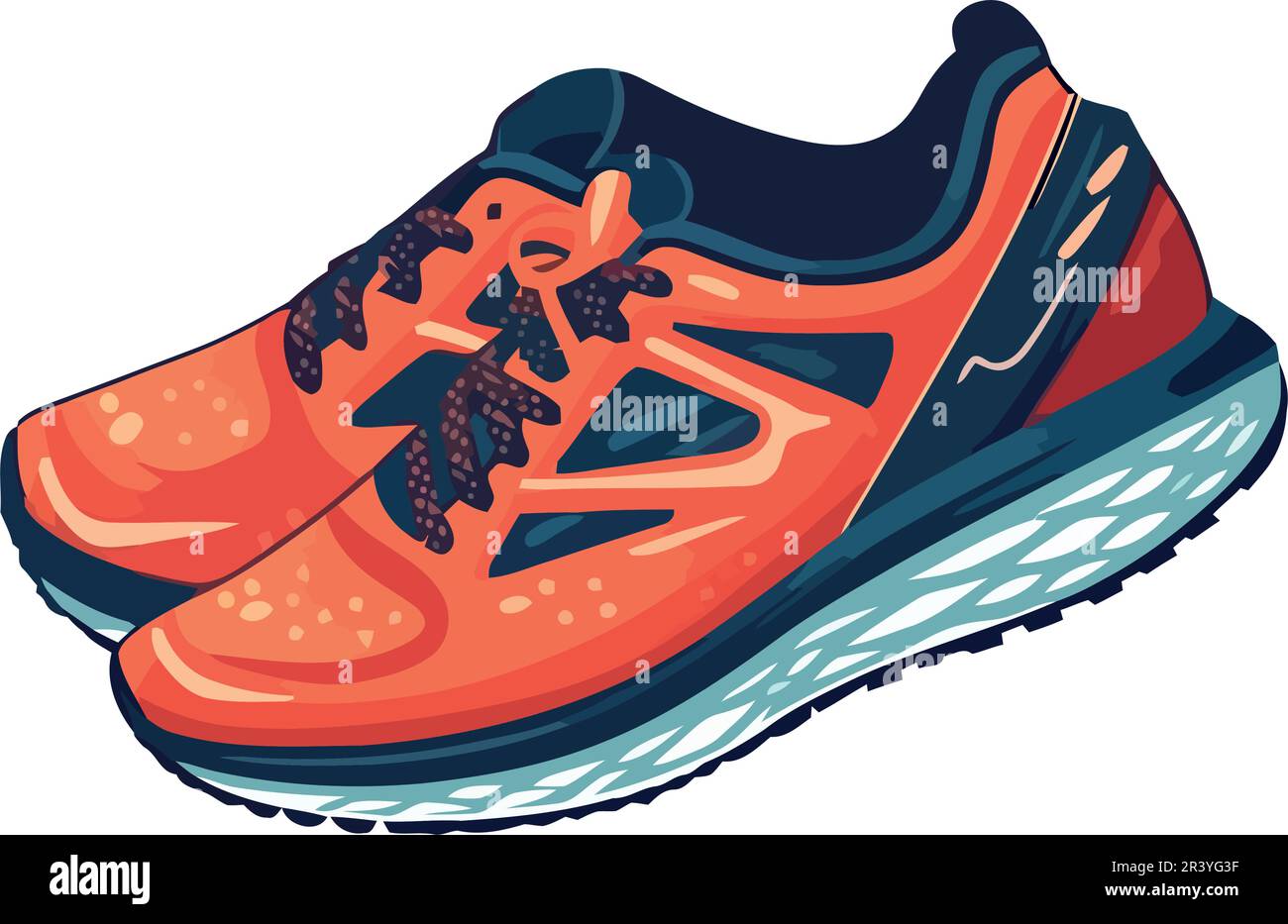 Modern sports shoe design with vector symbol Stock Vector Image & Art ...