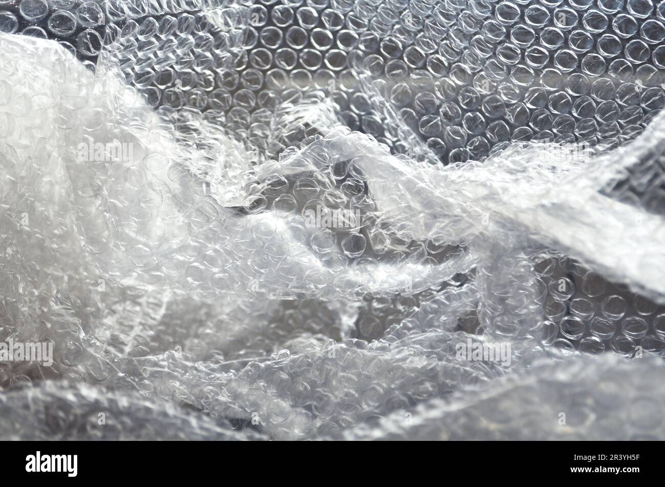 Сhpok texture, packaging with air bubbles, cellophane film to air