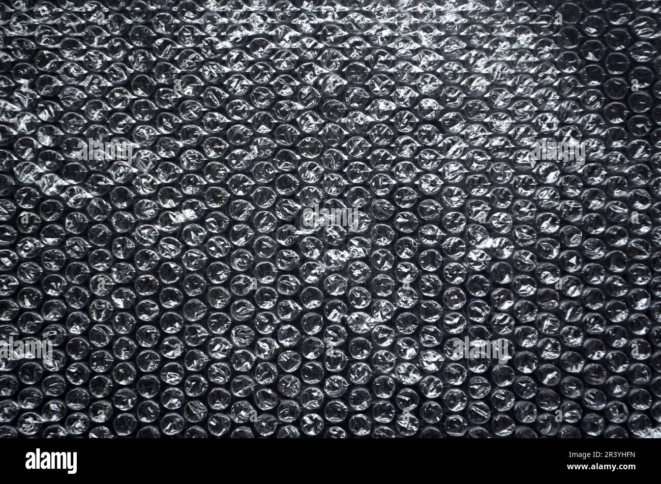 Сhpok texture, packaging with air bubbles, cellophane film to air