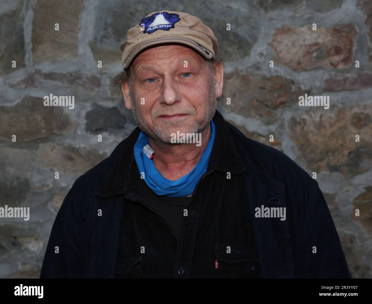 Bernd Michael Lade Director and main actor the film Der Zeuge at preview on 03/01/2023 Magdeburg Stock Photo