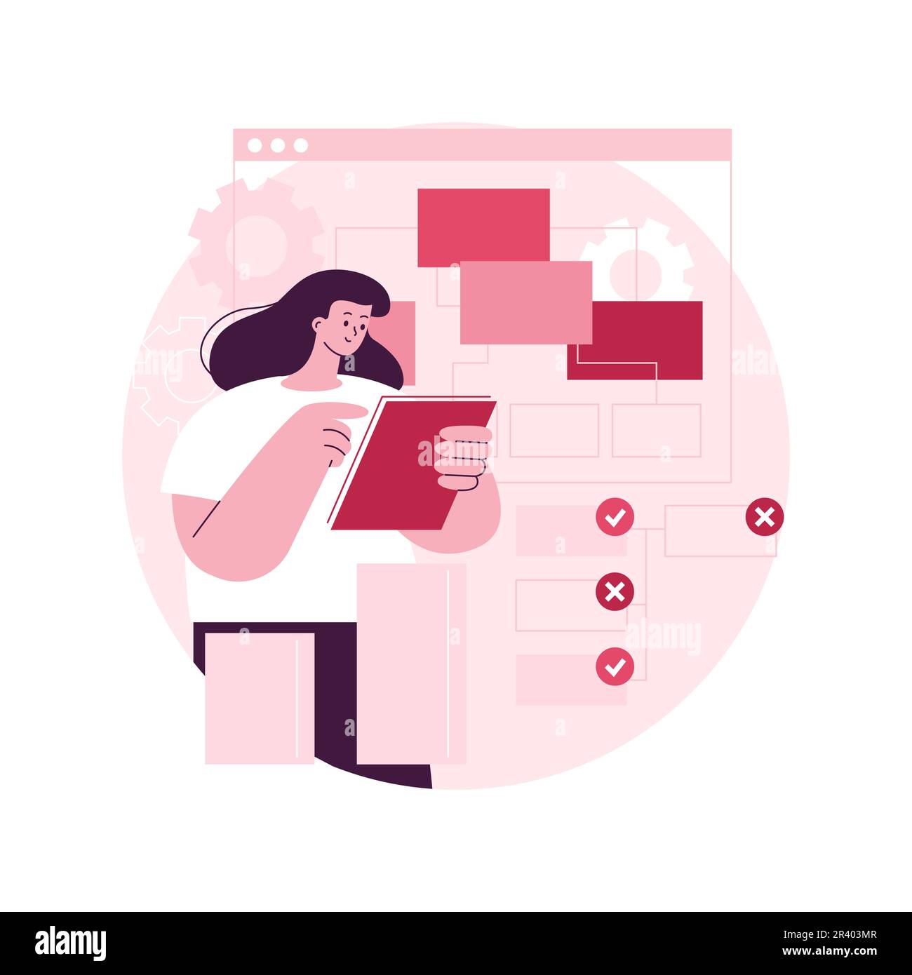 Risk assessment tool Stock Vector Images - Alamy