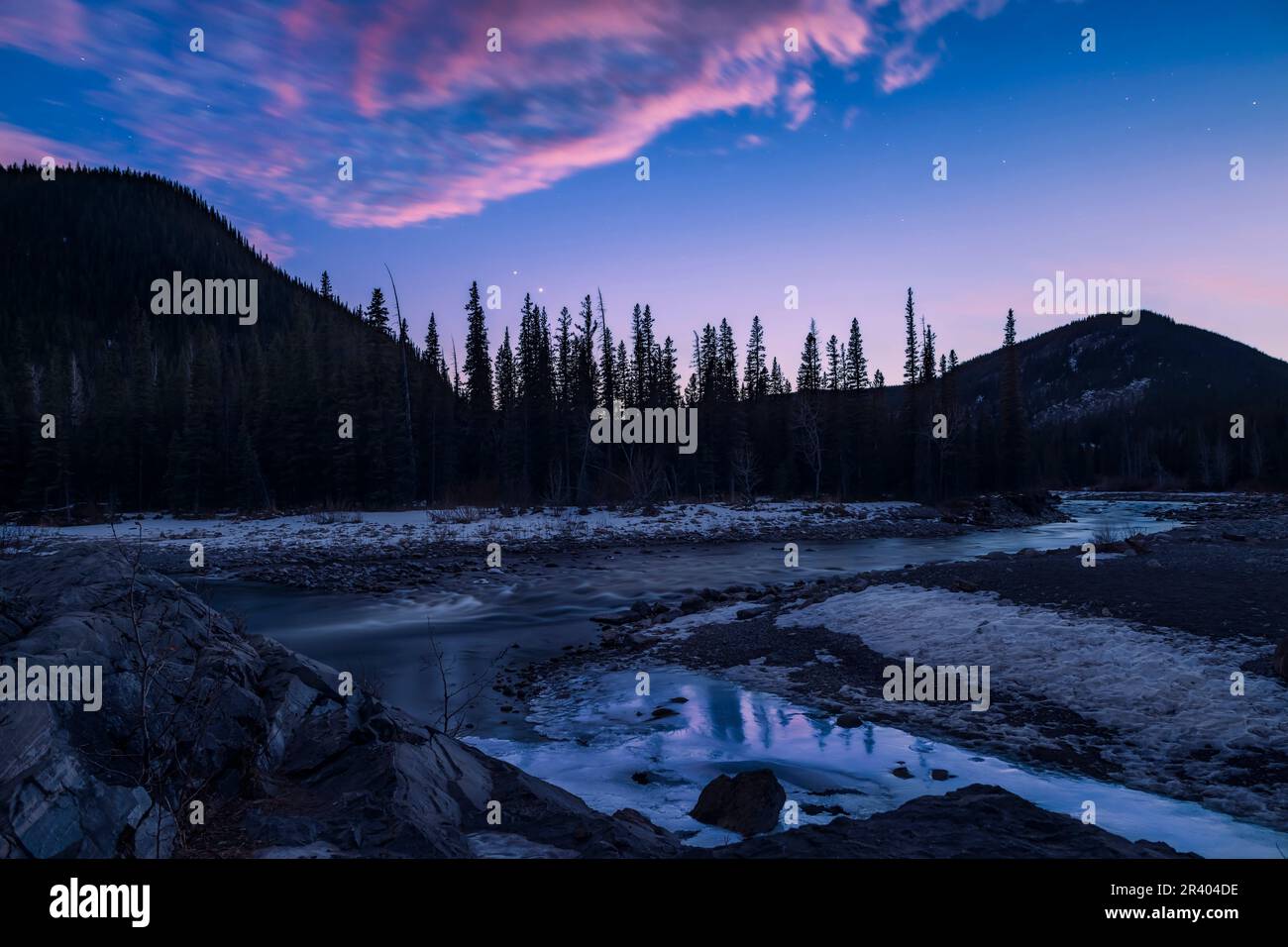 Nightscape of calgary hi-res stock photography and images - Alamy