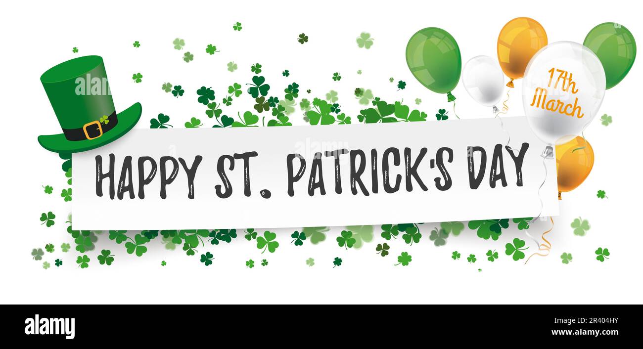 Happy patrick's day vintage hi-res stock photography and images - Alamy