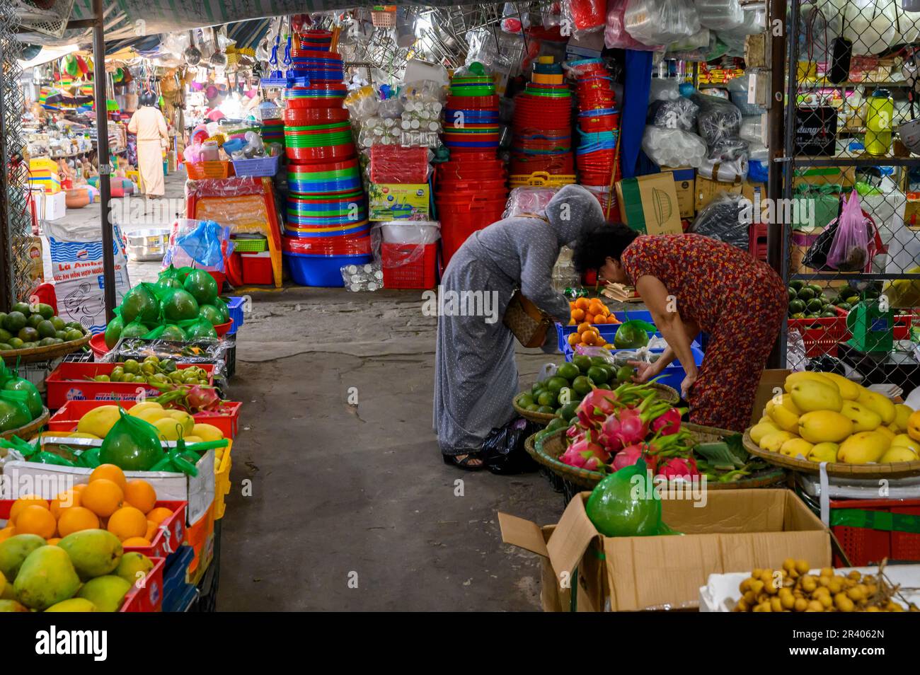 Dong Ba market is the largest in Hue, Vietnam, offering household goods