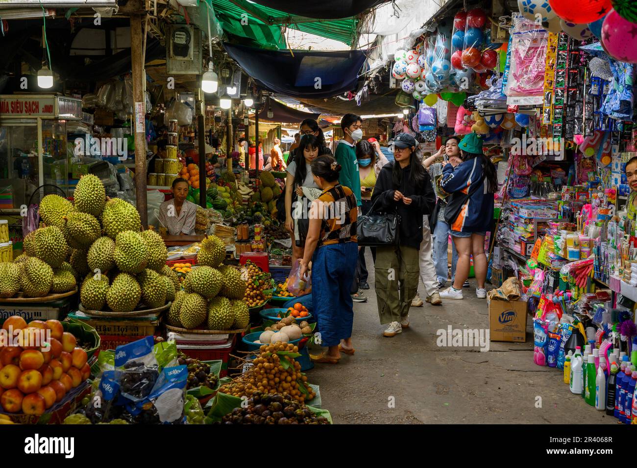 Dong Ba market is the largest in Hue, Vietnam, offering household goods