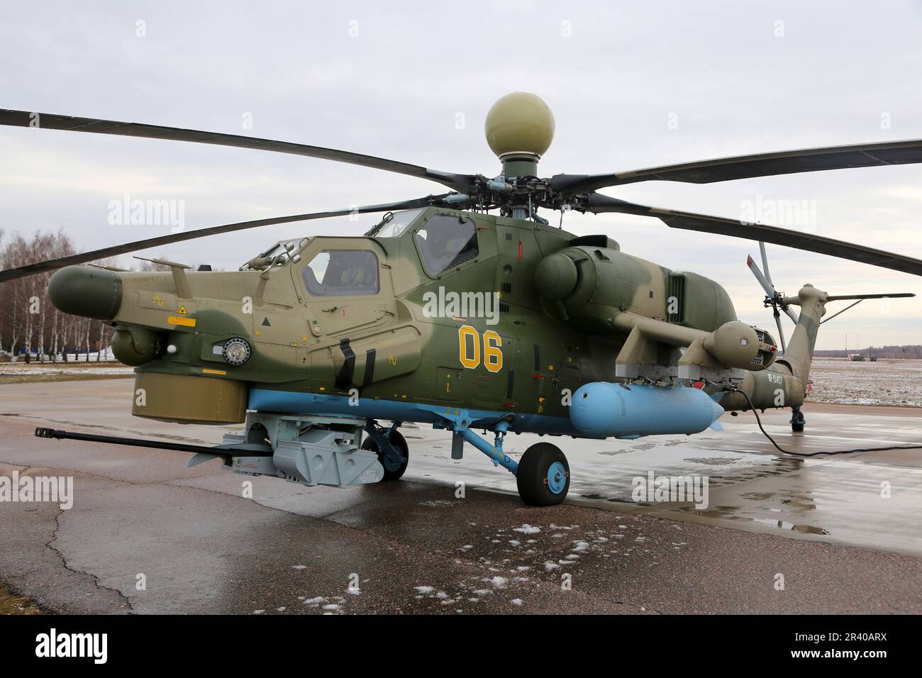 A Mil Mi-28UB attack helicopter of the Russian Air Force, Kubinka ...