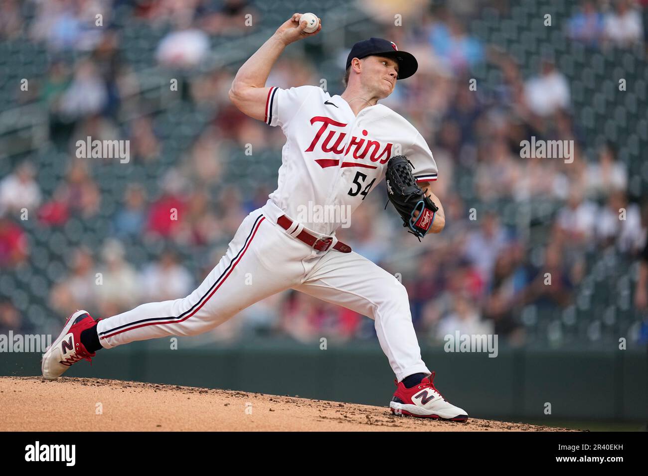 Minnesota Twins starting pitcher Sonny Gray (54) delivers during the