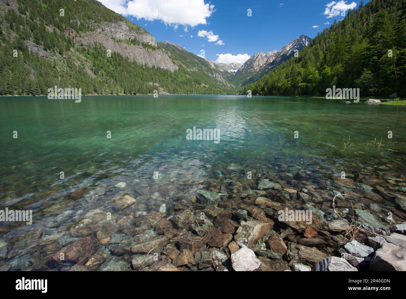 Lake MacDonald near St. Ignatius Montana and Ninepipes refuge in