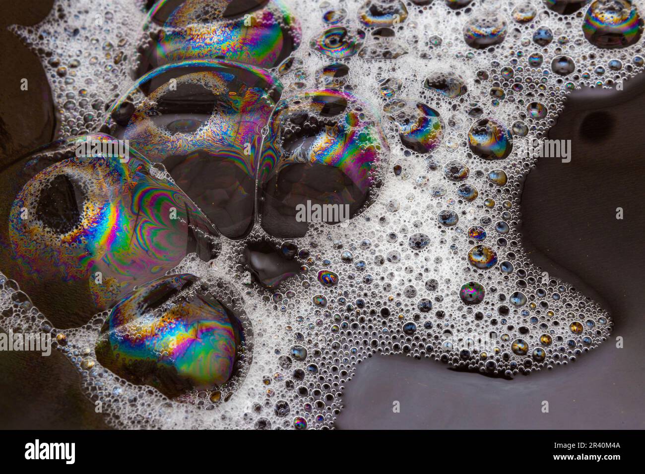 Black foam texture hi-res stock photography and images - Alamy