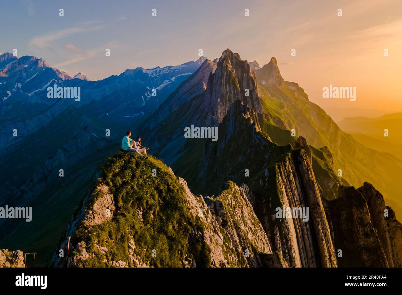 Schaeffler mountain ridge swiss alpstein hi-res stock photography and ...