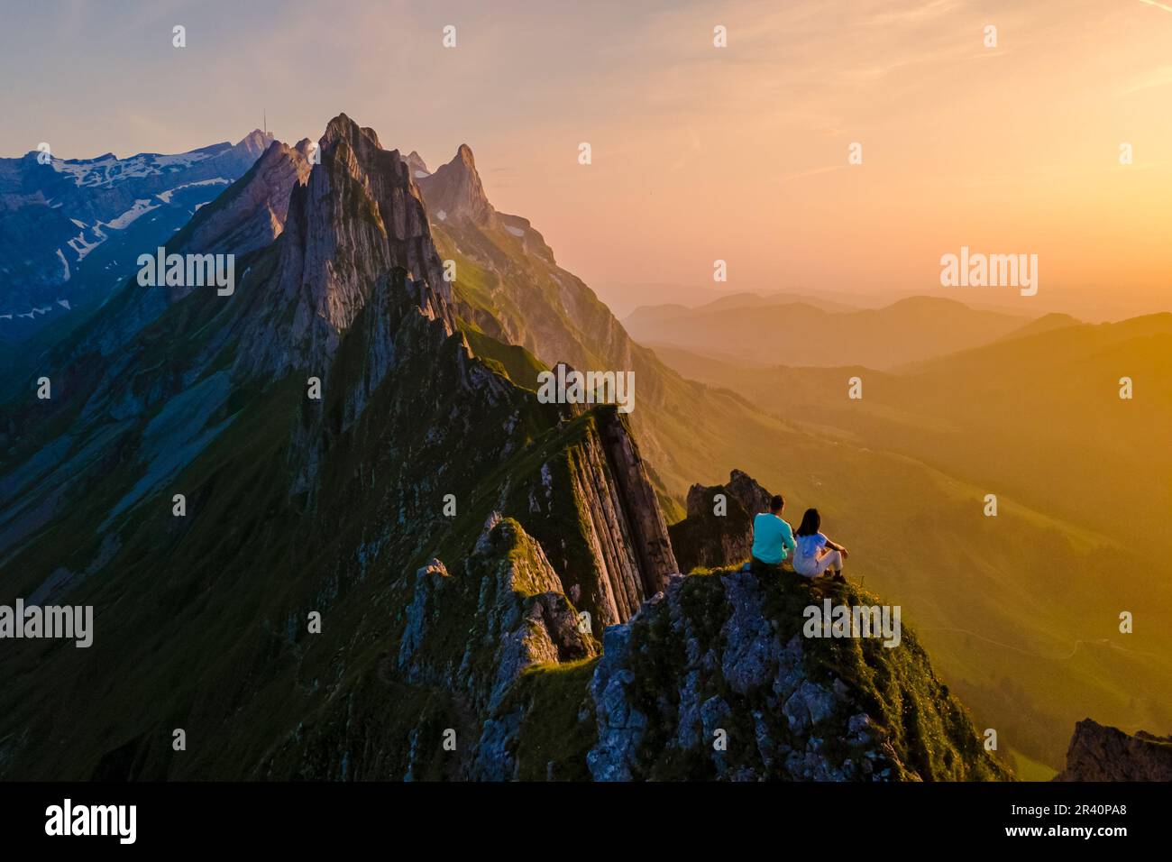 Schaeffler mountain ridge swiss alpstein hi-res stock photography and ...