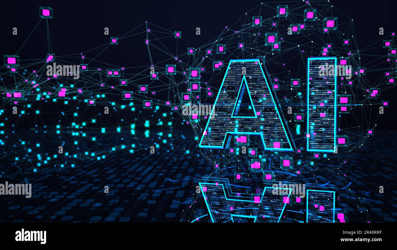 AI Networks Concept Stock Photo