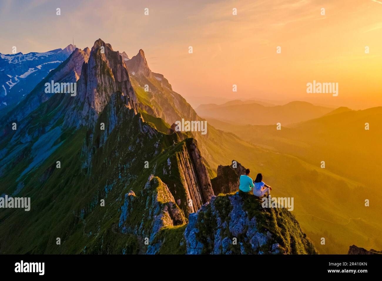 Schaeffler mountain ridge swiss alpstein hi-res stock photography and ...