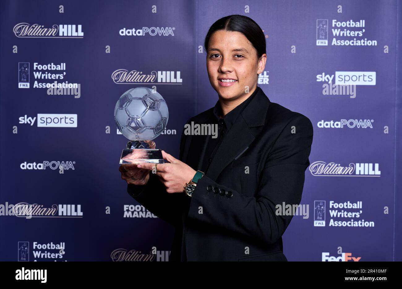 Sam kerr footballer of the year 2023 hi-res stock photography and