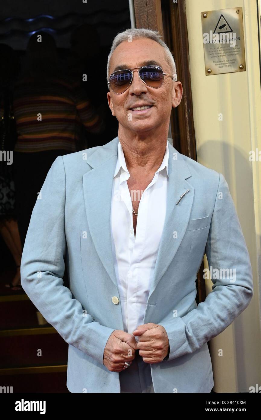 London, England, UK. 25th May, 2023. Bruno Tonioli attends the Opening night Aspects of Love, Lyric Theatre, London, UK. Credit: See Li/Picture Capital/Alamy Live News Stock Photo
