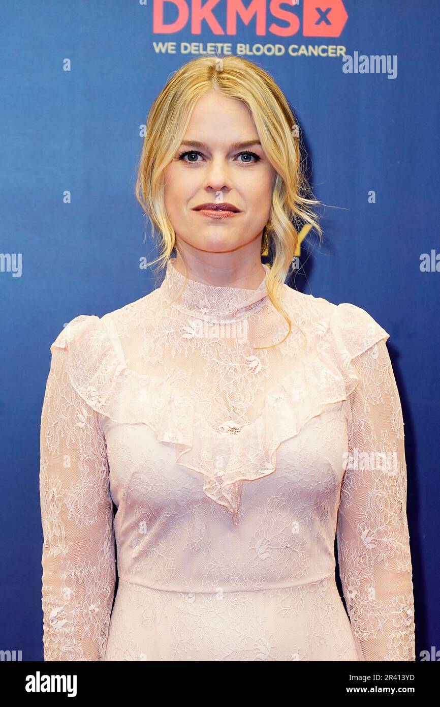 Alice Eve attending the DKMS blood cancer charity fundraising gala at